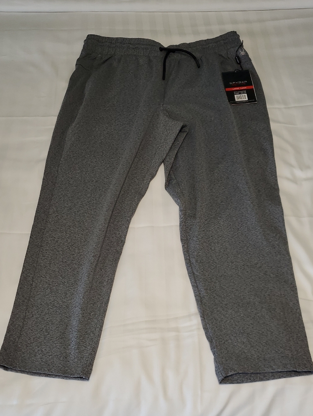 Spyder Men’s Heather Gray Athletic Jogger Pants